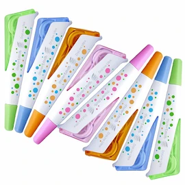 8 x Papermate Liquid Paper DryLine Ultra Correction Tape Pen, 5mm x 6m, Assorted Colours - Loose in Plain Packaging