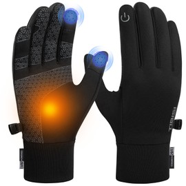 Benirap Winter Gloves Men Women Warm Touchscreen Windproof Thermal Gloves for Cycling Running Driving Hiking Walking Gloves