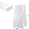 VIVIIHOO Paper Bag 50 White 16 x 30 x 10