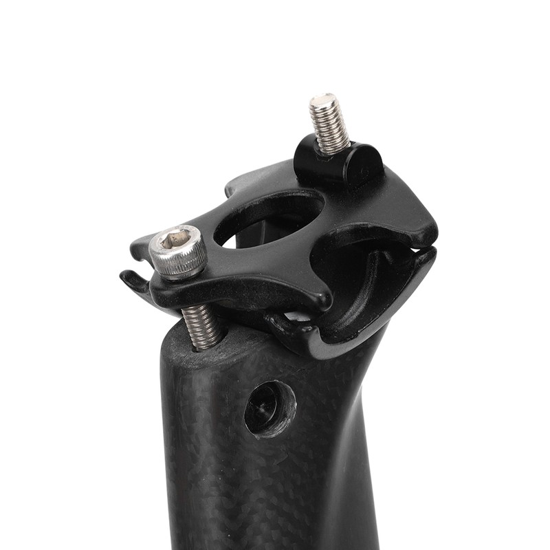 Black Lightweight Carbon Fiber Bike Seat Post Mountain Road Bikes