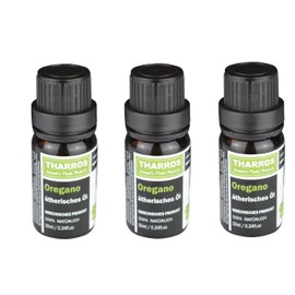 Tharros Wild Mountain Oral Oregano Oil - Mountain Olympus 3 x 10 ml in Premium Quality - 100% Oregano Essential Oil from Greece, Origanum Vulgare Hirtum, Carvacrol, oregano Oil, No Additives