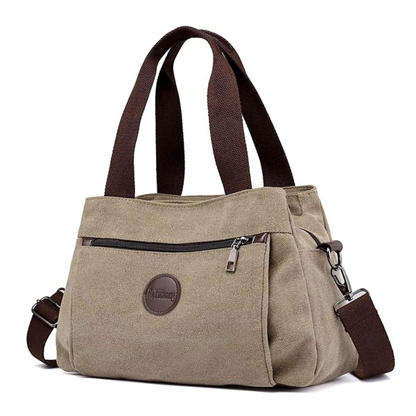 DIRRONA Fashion Women Handbag Ladies Canvas Shoulder Bag Large Messenger