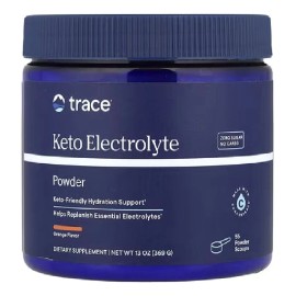 Trace Minerals Keto Electrolyte Powder 369g Sabor Naranja
