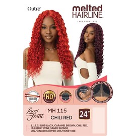 Outre Lace Front Wig - Melted Hairline - MH 115 (BLUE BLACK)