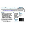Cho-Pat Black Knee Compression Sleeve, X-Large