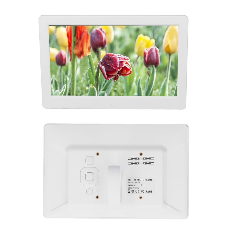 10 Inch Digital Picture Frame HD Intelligent Remote Control Video
