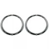 Chrome Headlight Rings Pair Left & Right, VW Beetle 67-