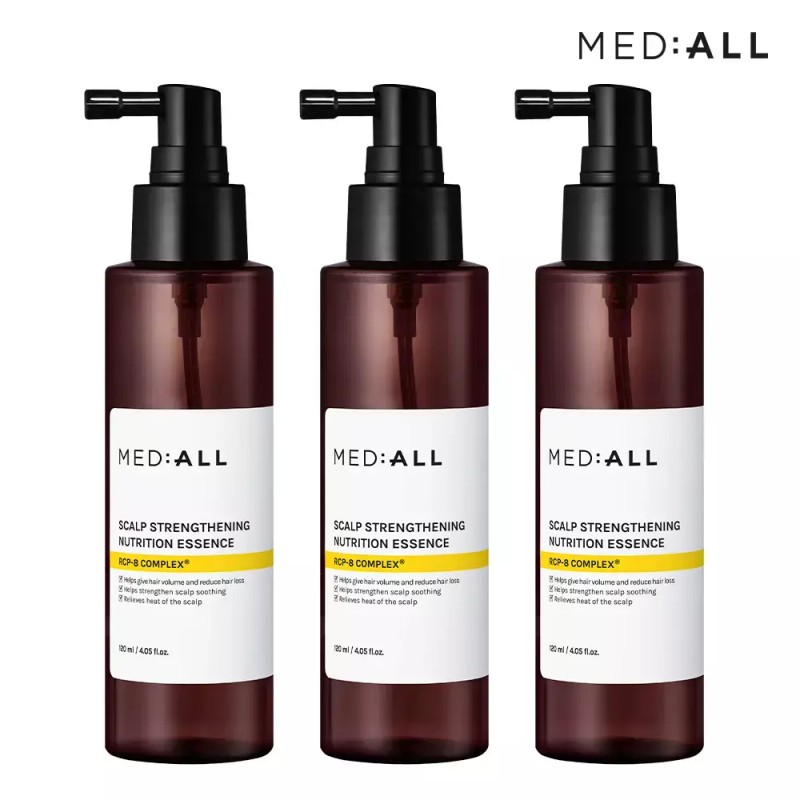 Mediol 메디올 탈모케어 뉴트리션 두피 에센스 120ml 3개 Mediol Hair