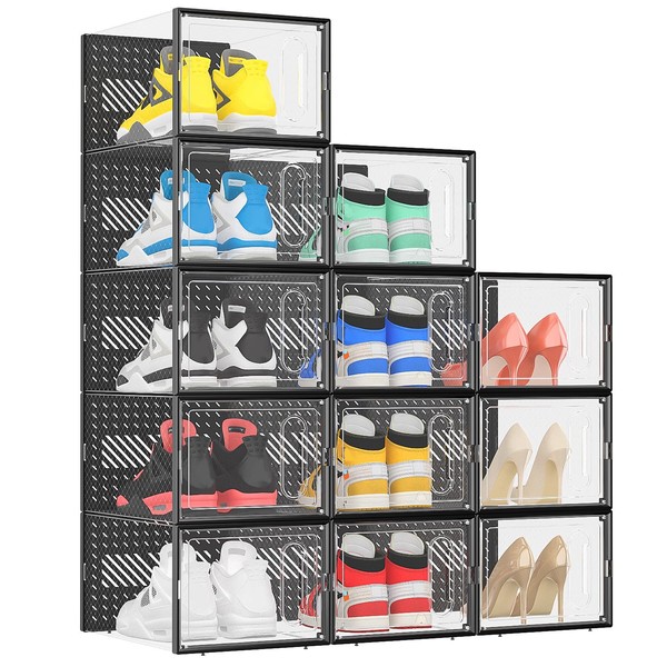 eWonLife X-Large Shoe Organizer - 7.12” Extra Height & Magnetic