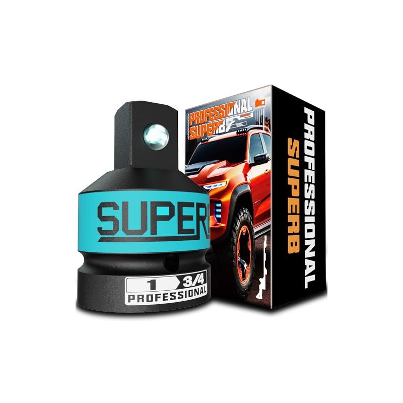 Aiourx 1" to 3/4" Impact Socket Adapter, CR-V, Socket Adapter