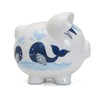 Child to Cherish Ceramic Piggy Bank for Boys, Blue Double