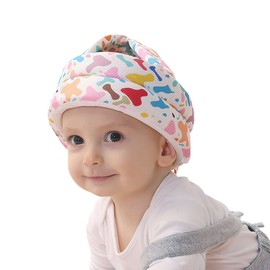 Baby Protective Helmet Toddler Head Protector Kids Soft Safety Headguard Children Anti-Fall Harnesses Cap with Adjustable Chin Strap for Age 6 Months - 8 Years Old Learning to Crawl, Walk, Run & Play