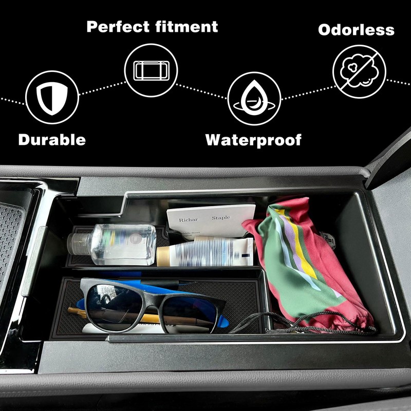 BestEvMod Center Console Organizer Tray Compatible with Chevy Blazer EV