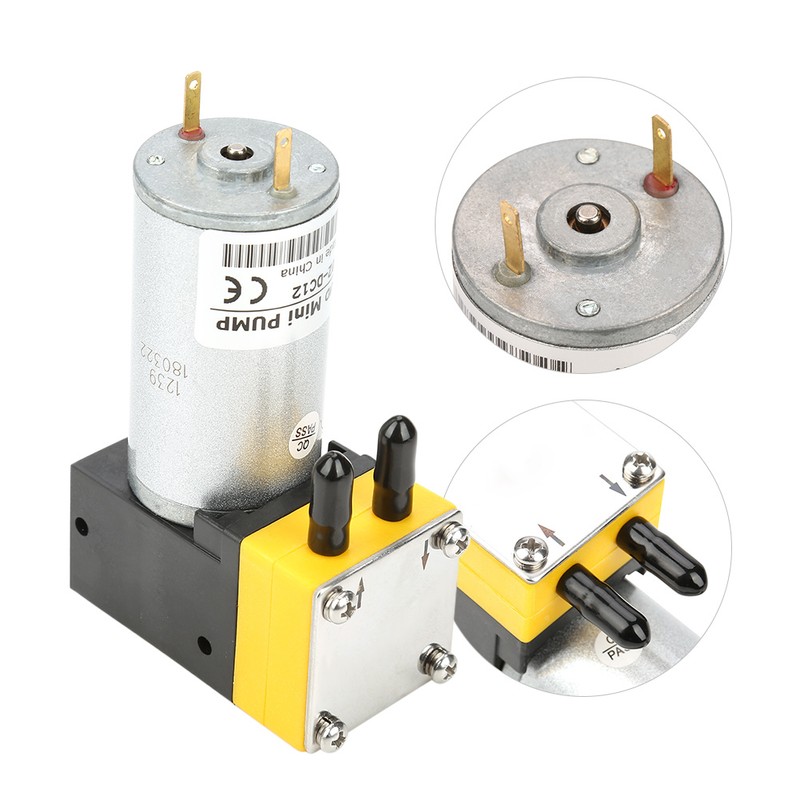 12V 0.4-1L/min Electric DC Motor Micro Diaphragm Vacuum Self Priming