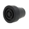 4x Genuine Coopers 19mm 3/4" Black Rubber Ferrules For Walking