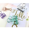 90 Pcs Binder Clips 32mm Hollow Strong Clamping Force Metal