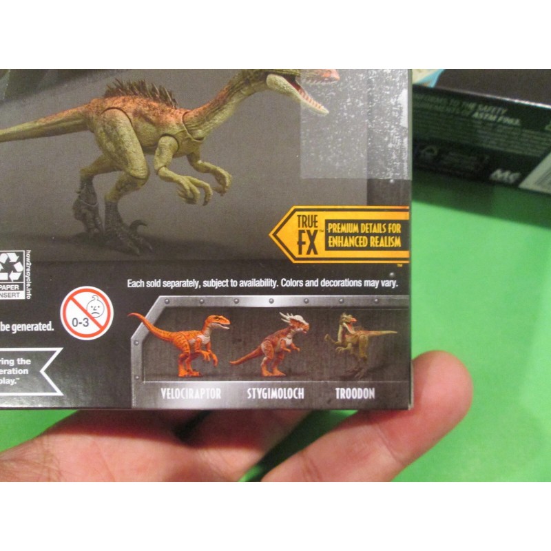 Mattel JURASSIC WORLD HAMMOND COLLECTION TROODON MATTEL TRUE FX PARK