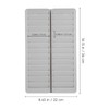 SHINEOFI 28-Slot Attendance Card Holder Rack Wall Mounted Storage for