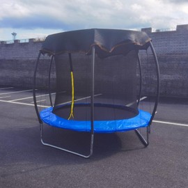 Trampoline Sun Shade - Trampoline Top Shade Cover - UV Protection Net Weather Resistant Design Mesh Tarp Outdoor Sports Accessories for Lawn Playground Backyard Garden Patio