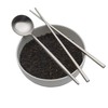 Studio Nova Stainless Steel Chopstick Set, Silver