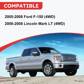 K80338 2pcs Zinc-Nickel Alloy Front Sway Bar Stabilizer End Link End Kit Fits for 2006-2008 Lincoln Mark LT 4WD / 2005-2008 Ford F-150 4WD