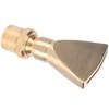 Brass Narrow Fan Jet Water Fountain Nozzle Spray Head Adjustable
