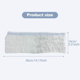 UILYNIU 6 Pack Incontinence Net Knickers, Medium Fix Incontinence Fixing Pants, Net Pants, Incontinence Stretch Net Pants for Daily Use, Travel, Pregnant Women, Incontinence (White)