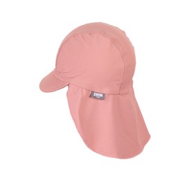 Sterntaler Unisex Children's Peaked Cap Neck Protection Heart Bathing Cap, Pale Pink