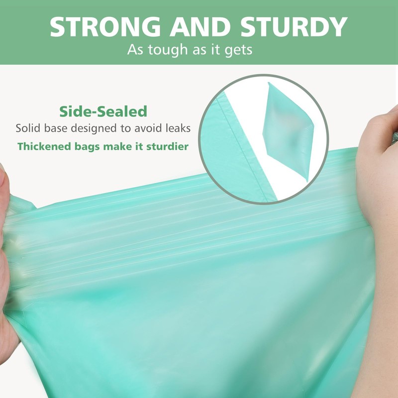 AYOTEE Compostable Trash Bags 8 Gallon Trash Bags Drawstring Unscented,