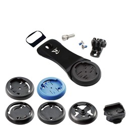 REC-MOUNTS Type α Combo Mount for Cannondale (HollowGram SystemBar KNØT/SAVE) (10 Brand Compatible) [CAADα+GP] Compatible with Garmin Cat Eye, Pioneer Leather-in, Wahoo, Brighton, Giant, Explorer Sigma, Polar, GoPro HERO