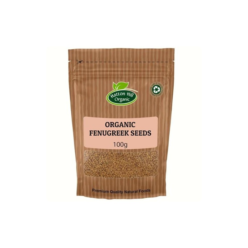 Organic Fenugreek Seeds 100g by Hatton Hill Organic | Versatile