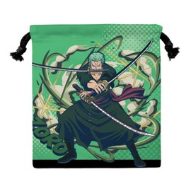 K Company Character Miscellaneous Goods Dress, Drawstring Kids, Zoro H 8.1 x W 7.1 inches (20.5 x 18 cm)