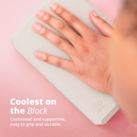 Greater Goods - Bloques de yoga de alta calidad para yoga, pilates, meditación o gris guijarro, (paquete de 2)