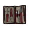 Friedrich|23 Manicure Set, red, Cosmetic case