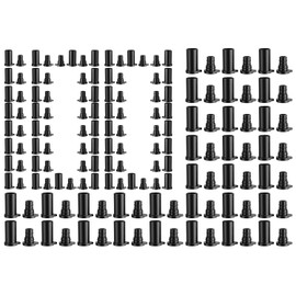Bateria Power 100 Pairs Solar Connector Caps, IP68 Weather Resistant Dust Male and Female Cap for Solar Panel Connectors