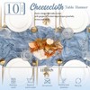 Teruntrue 10 Pack Blue Table Runner Cheesecloth Table Runner, 10FT