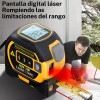 Gomia 3en1medidor De Distancia Digital Láser Telémetro De Mano,60m