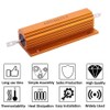 ETOPARS 2 Pcs 100W 2 Ohm 5% Aluminium Casing Wirewound