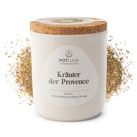 Potluck Herbs of Provence Spice Mix in Ceramic Pot 30 g Vegan, Gluten-Free and with Natural Ingredients