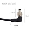 D-Tap to Locking DC 5.5 2.5mm Monitor Power Cable for