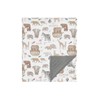 HawSkgFub Noah’s Ark Mink Baby Blanket Dotted Backing Boy Girl