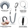 BB Hapeayou Fishing Lanyard Heavy Duty Retractable Coiled Tether with