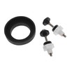 LALAFINA Toilet Tank Replacement Kit Cistern Screws Sealing Ring Toilet