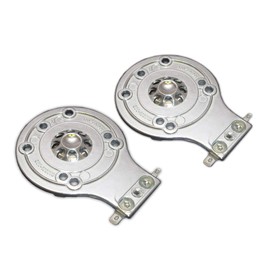 Springfield Speaker JBL 2412H Compatible Aftermarket All Metal Replacement Horn Diaphragm - 2 Pack - for JBL 2412, 2412H, 2412H-1, JRX, 100, 112, 115, Eon, MPro, Soundfactor, 2413, 2413H…