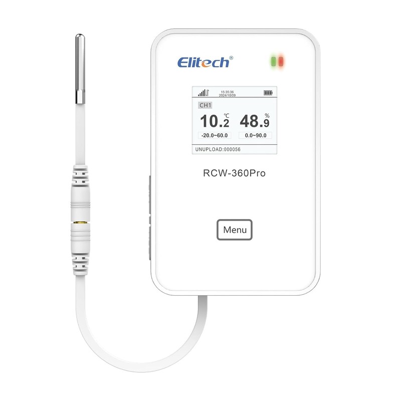 Elitech External Temperature Sensor, Temperature Sensor Only Fits RCW-360Pro Device,