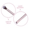 SAFIGLE Double Ended Makeup Brush for Eyeshadow Foundation Matted Gold