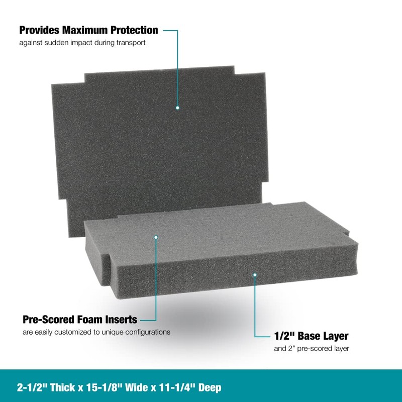 Makita T-02571 Customizable Foam Insert for Interlocking Cases