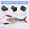 ods lure Robotic Swimming Lure Electric Fishing Lure USB Rechargeable