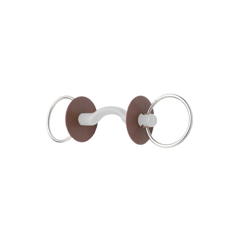 Beris Tongue Port Snaffle, Ring 6 cm, Size 130 mm,