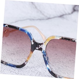 SAFIGLE 2pcs Sunglasses Women Fashionable Pearls Glasses Sun Block Effect for Summer